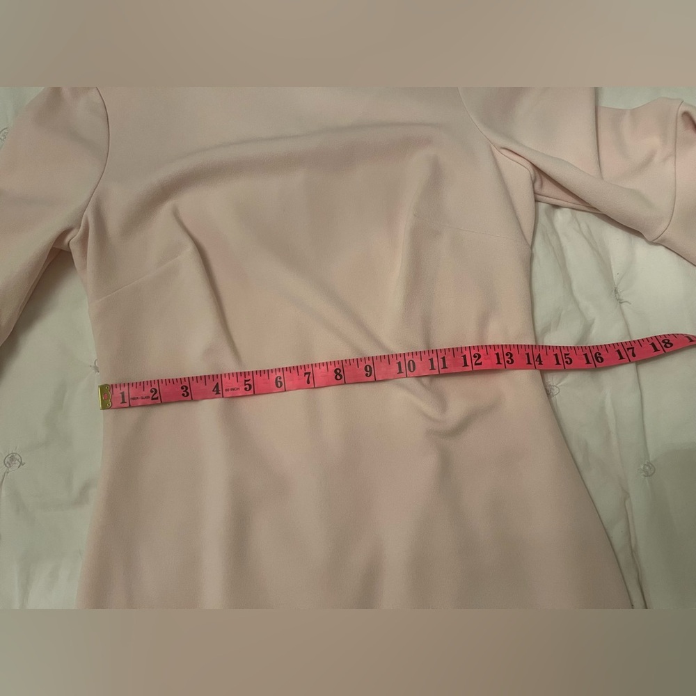 Calvin Klein Light Pink Bell Sleeve Dress - Picture 7 of 9